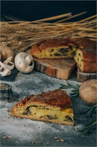 Пирог с картошкой и белыми грибами 1790